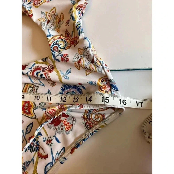 Unbranded Women’s Medium Floral Plunge Cutout Swimsuit Swim Wear One Piece - Picture 9 of 9